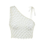 Serene Hand-Crocheted One Shoulder Top | Top | My Beachy Side