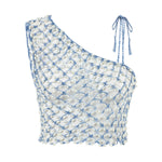 Serene Hand-Crocheted One Shoulder Top | Top | My Beachy Side