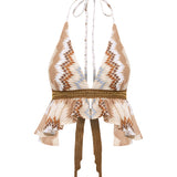 Vina V-Neck Crop Top