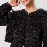 Viola Merino Wool & Cashmere Hand Knit Cardigan