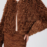 Viola Merino Wool & Cashmere Hand Knit Cardigan
