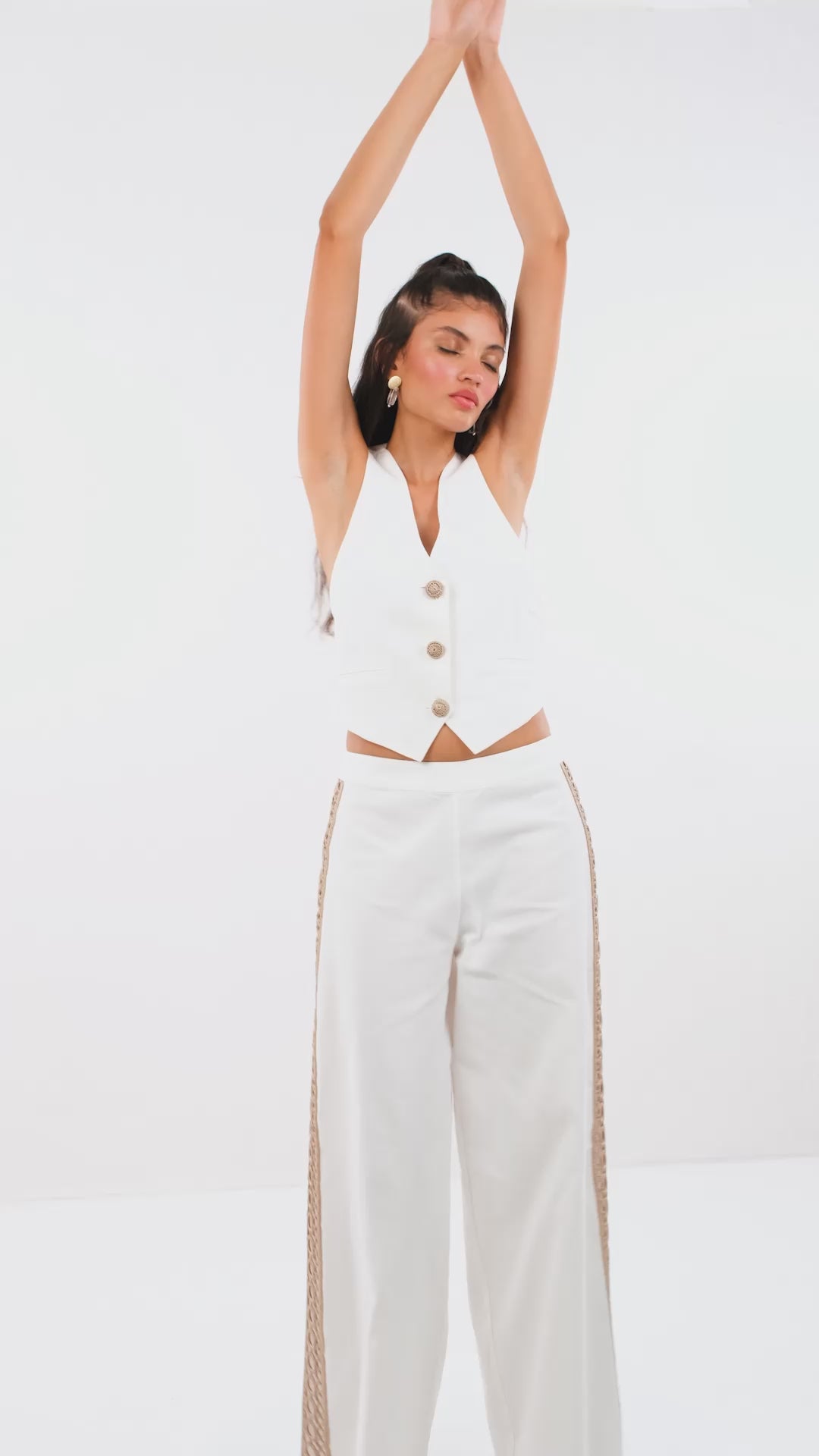 Coconut Wide Leg Pants| My Beachy Side Luxury Resort Wear