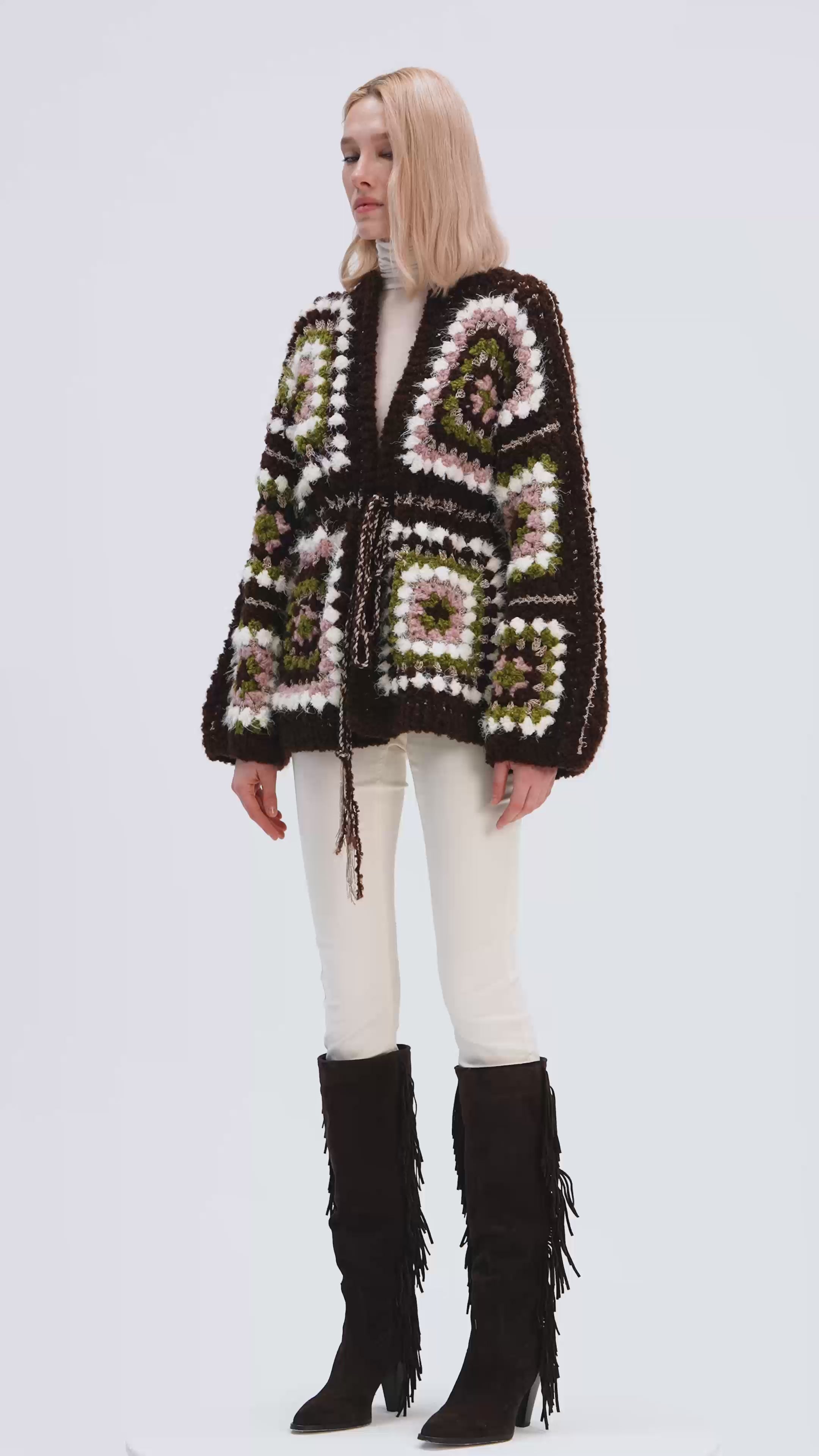 Madison Alpaca Wool Hand Knit Cardigan – My Beachy Side