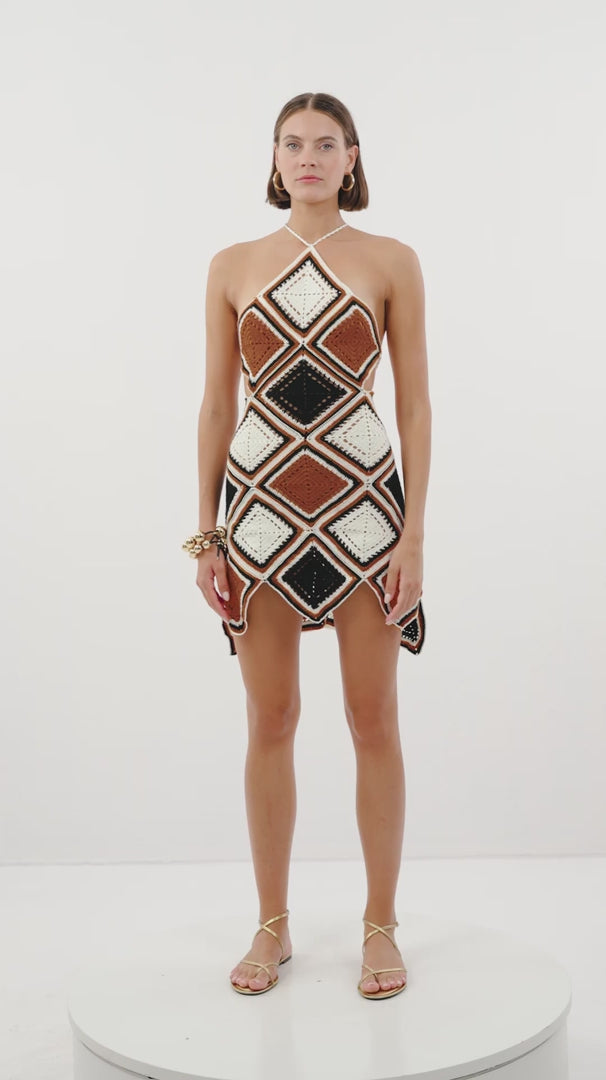 Azure Hand-Crochet Mini Dress | My Beachy Side Luxury Resort