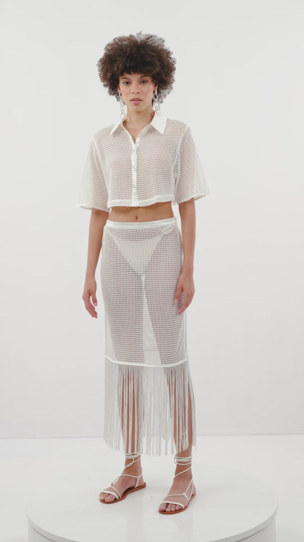 CELERI cropped ロングスリーブトップ CELERI cropped ロングスリーブトップ（Tシャツ／カットソー