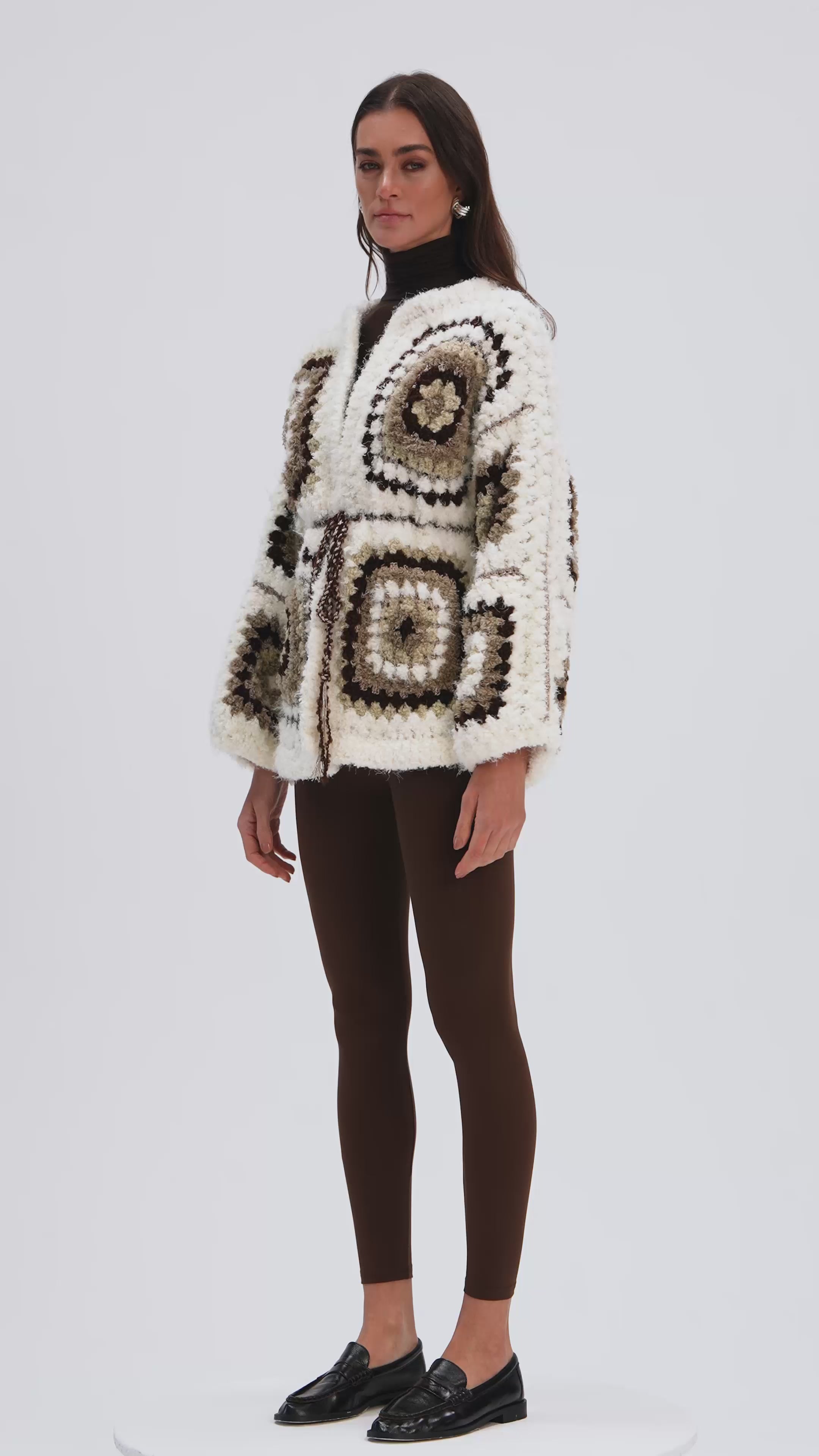 y*m様 stein Alpaca Knit Collared Cardigan ANYTIME FUKUSHIMA JAPAN | 【ssstein】 NEW IN! -KID MOHAIR KNIT