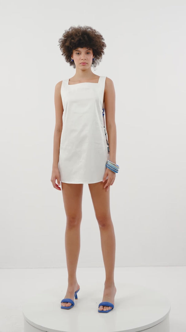 ★hai★ Milliback Ruched Ivory MILLIEIV Bandeau Ruched Frill Detail Crop Top In Ivory Slinky | EGO Shoes