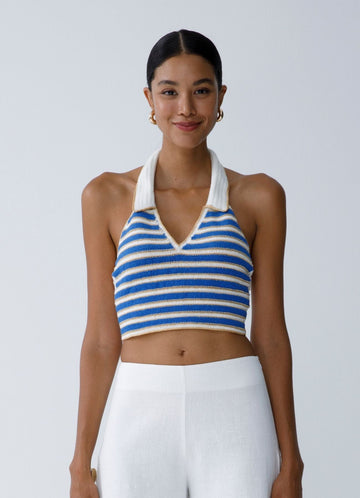 Ali Crochet Halter Top - Crop Top - My Beachy Side