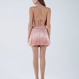 Angelica Fringed Halter Top - Crop Top - My Beachy Side