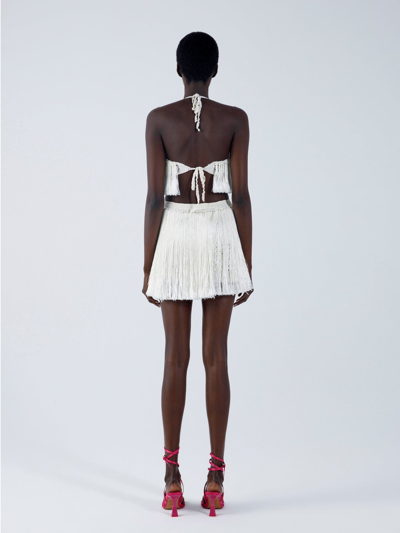 Angelica Fringed Halter Top | Crop Top | My Beachy Side