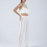 Angelica Fringed Halter Top | Crop Top | My Beachy Side