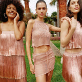 Angelica Fringed Maxi Dress | Maxi Dress | My Beachy Side