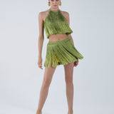 Angelica Fringed Mini Skirt | Skirt | My Beachy Side