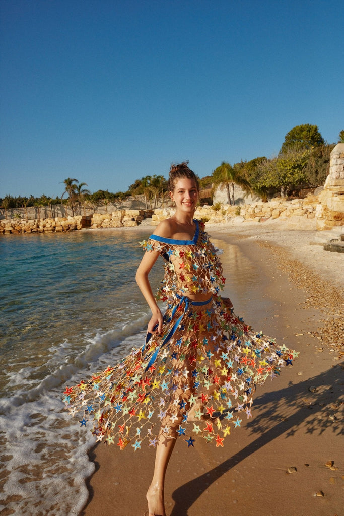 Ariana Star Maxi Skirt/ Dress - Cover Up - My Beachy Side