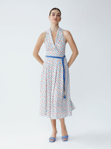Audrey Belted Halter Dress - Midi Dress - My Beachy Side