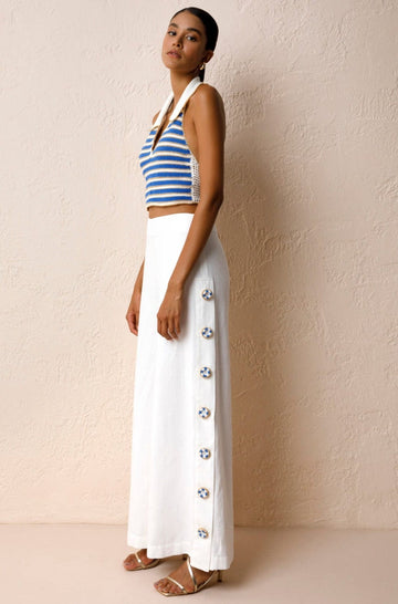 Faye Wide Leg Pants - Pant - My Beachy Side