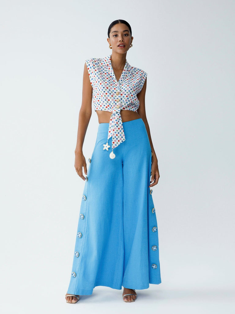 Faye Wide Leg Pants - Pant - My Beachy Side