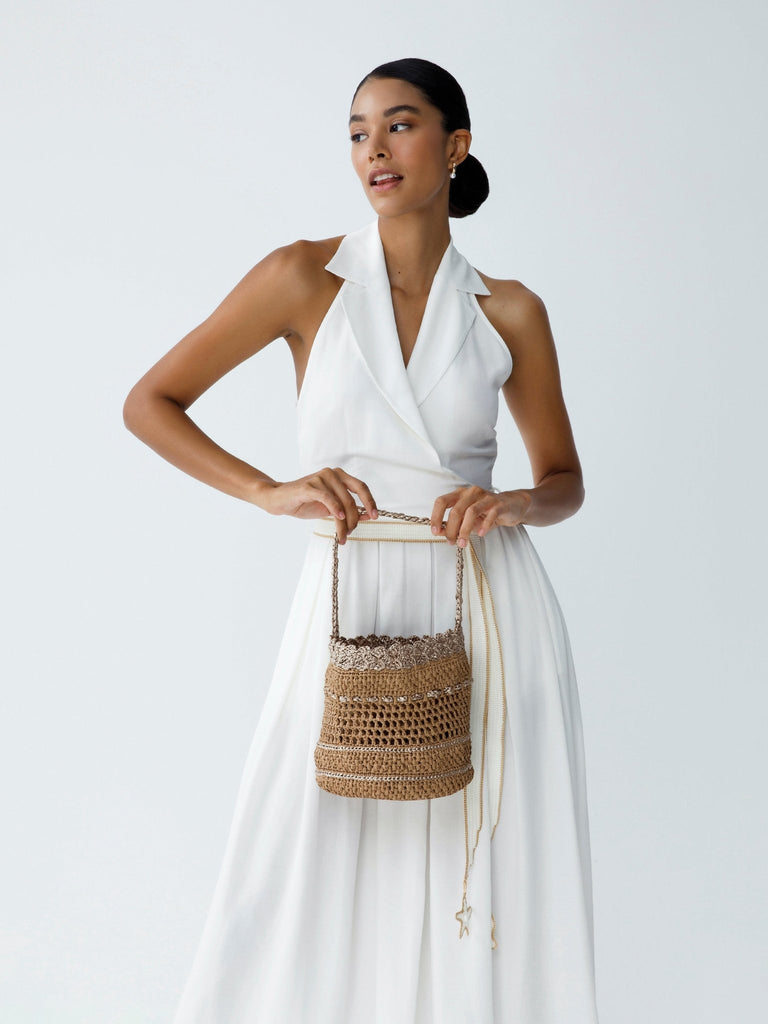 Rima Woven Bucket Bag - Handbag - My Beachy Side